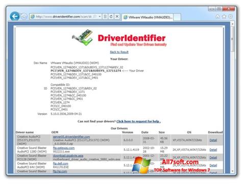 Screenshot Driver Identifier Windows 7