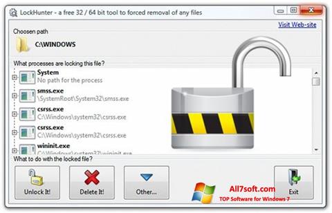 Screenshot LockHunter Windows 7