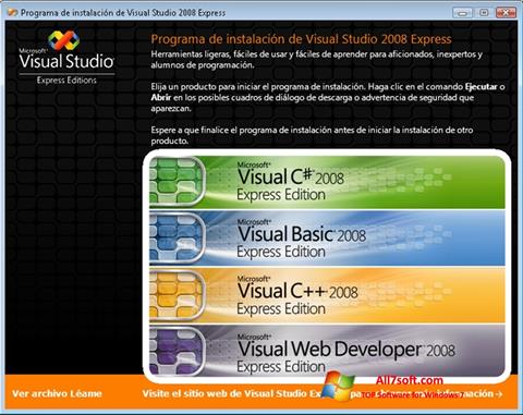 Screenshot Microsoft Visual Studio Windows 7