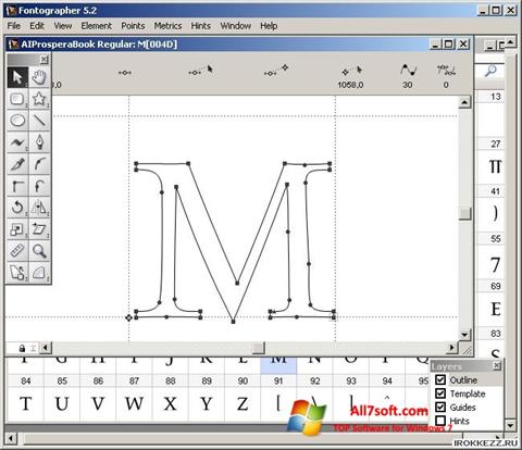 Screenshot Fontographer Windows 7