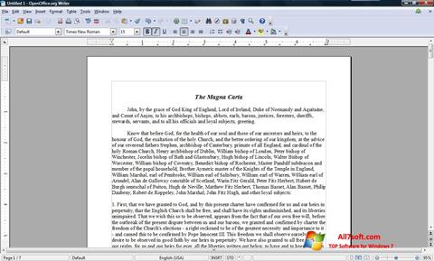 Screenshot OpenOffice Windows 7