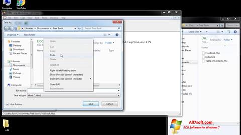 Screenshot HTML Help Workshop Windows 7