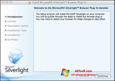 Screenshot Microsoft Silverlight Windows 7