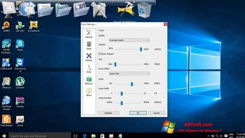 Screenshot RocketDock Windows 7