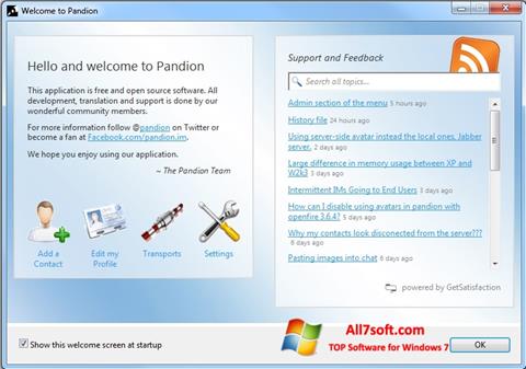 Screenshot Pandion Windows 7