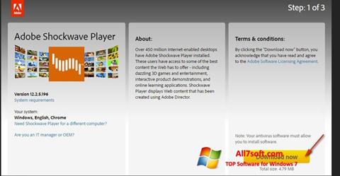 Screenshot Shockwave Player Windows 7