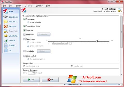 Screenshot DupKiller Windows 7
