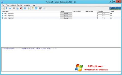 Screenshot Handy Backup Windows 7