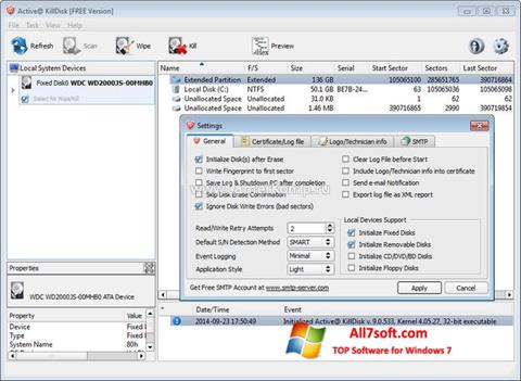 Screenshot Active KillDisk Windows 7