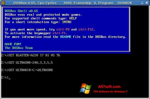 Screenshot DOSBox Windows 7