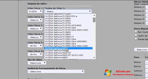 Screenshot Power Supply Calculator Windows 7