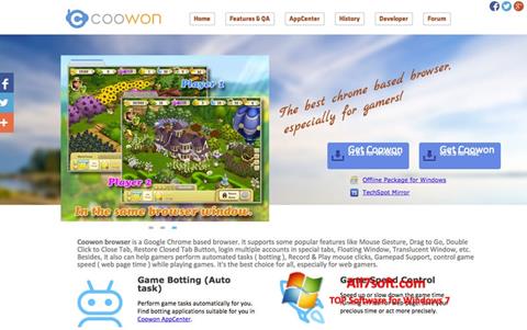 Screenshot Coowon Browser Windows 7