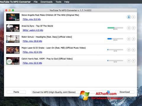 Screenshot Free YouTube to MP3 Converter Windows 7