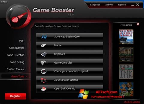 Screenshot Game Booster Windows 7