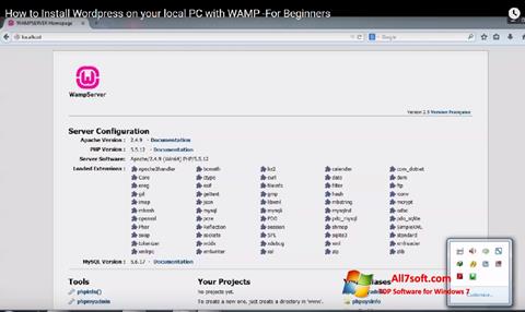 Screenshot WampServer Windows 7
