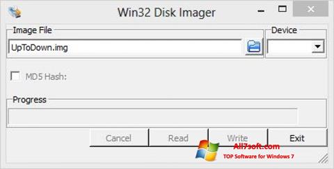 Screenshot Win32 Disk Imager Windows 7