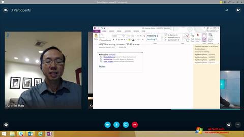 Screenshot Skype for Business Windows 7