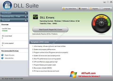 Screenshot DLL Suite Windows 7